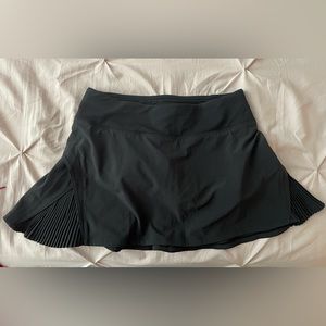 lululemon play off the pleats black skirt